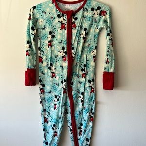 Little Sleepies Mickey Holiday print